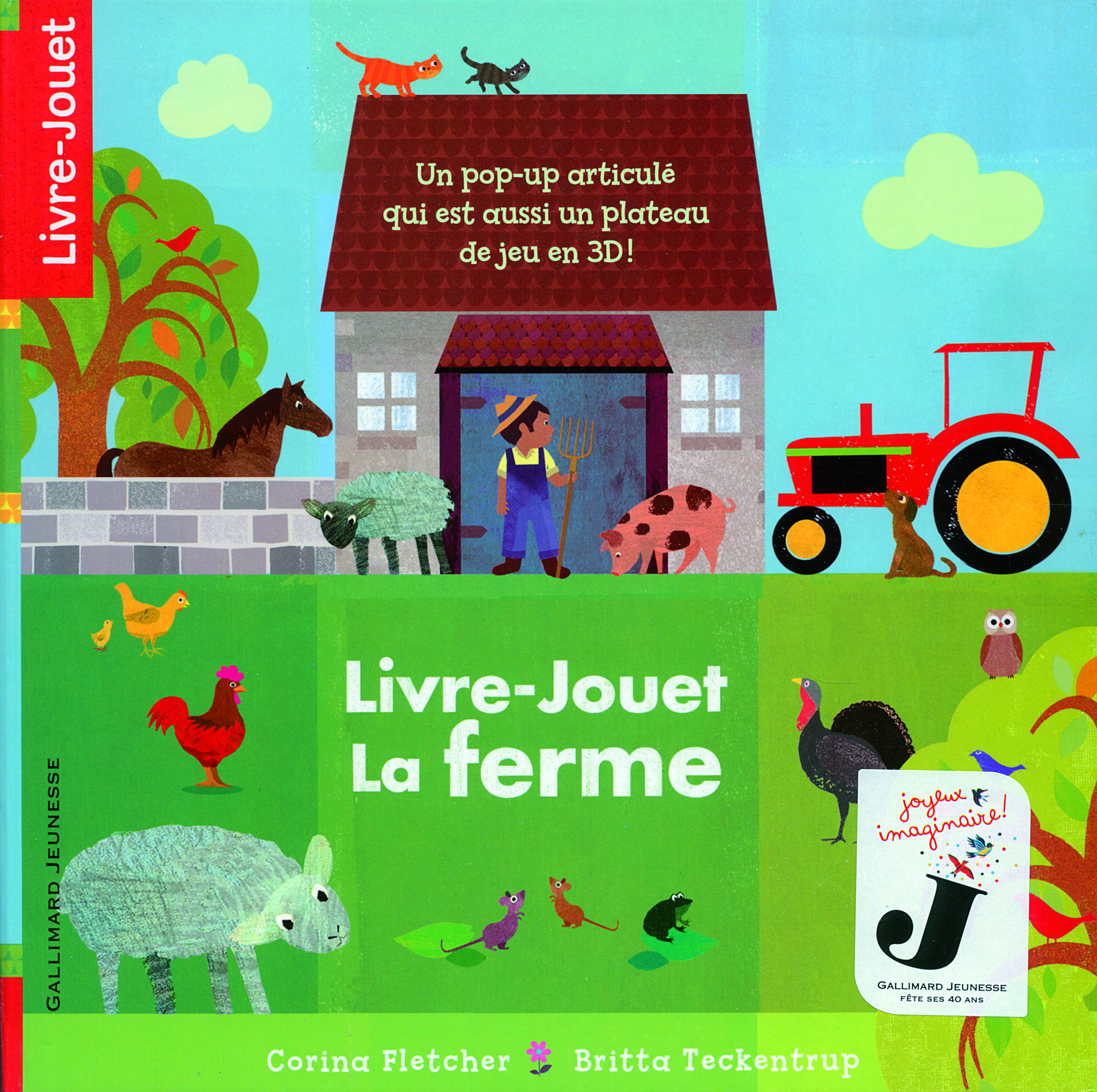 Activités, loisirs créatifs et jeux Livre-jouet La ferme, Albums Gallimard  Jeunesse