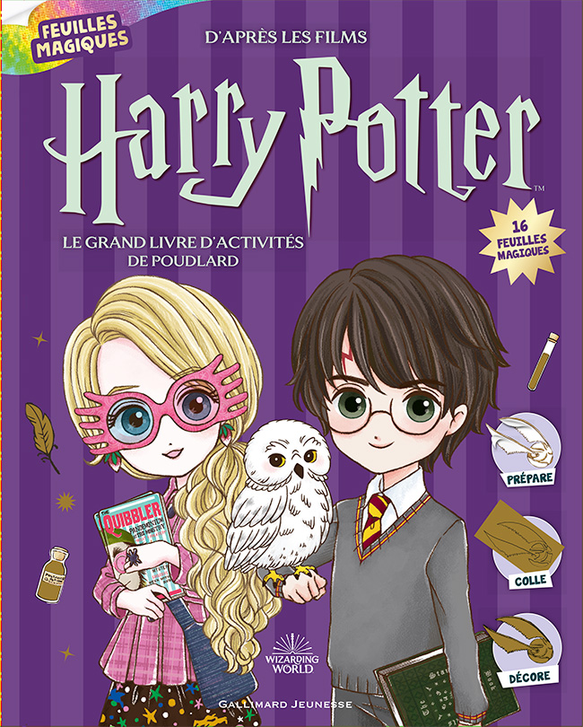 Activités, loisirs créatifs et jeux Lot de 4 cahiers Harry Potter,  Papeterie jeunesse